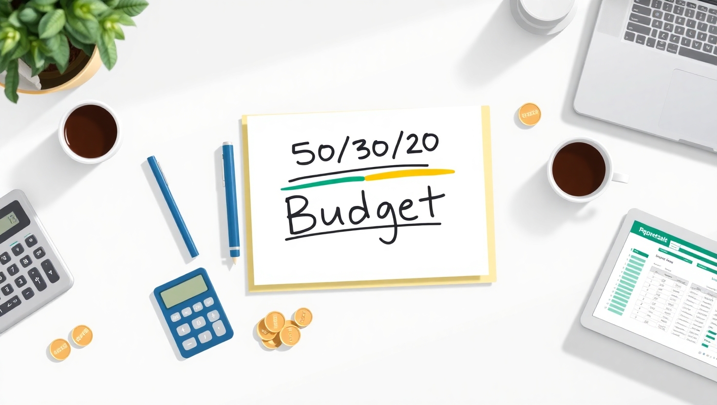 Illustration of the 50/30/20 Budget Rule
